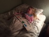 Olive fell asleep reading books the last two nights. We definitely have a book reader in the making. She's going to love it when she can read actual words.