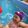 This term we took the plunge with easy swim and I wish we had done it sooner. Anthony and Lana joined our private lessons (small class) which was really lovely too. Olive has come a long way since the first session of not putting on a hat and goggles to letting Bec the teacher float olive on her back and tummy with bubbles. The end goal being able to put her head under which she doesn't like doing yet! But her bubbles are getting most of her face wet so we are getting there!