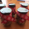 Christmas nuts for kindy decorated by olive.