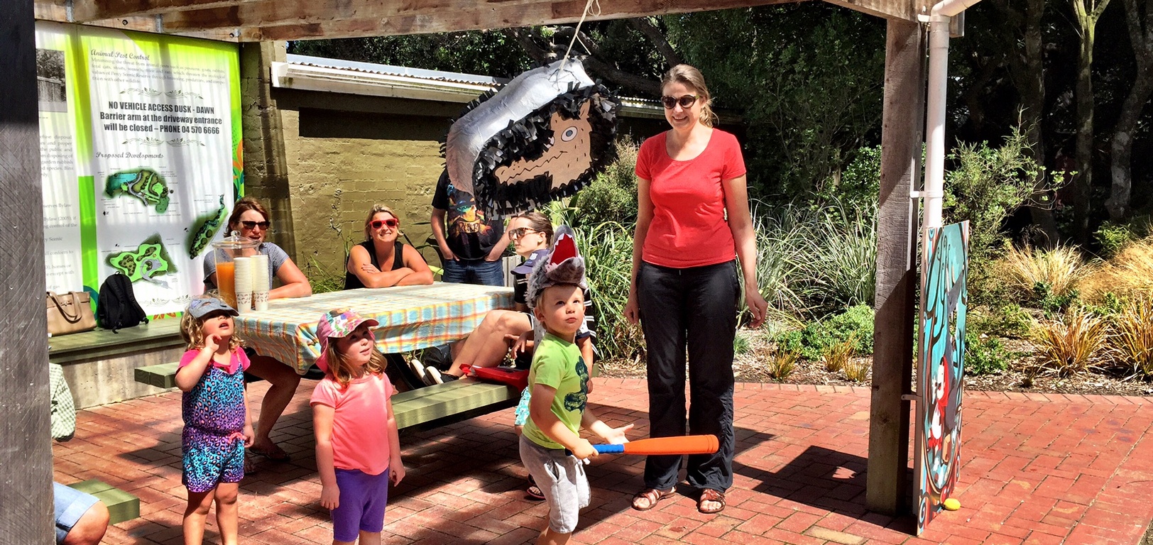 Anthony's birthday party at Percy's reserve. Lots of fun and what a delicious wolf brownie cake!