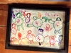 Happy grandad day. Another amazing creation by Olive: portrait of the whole Turner clan. Initials on the their tummies. Grandad in the middle with glasses.