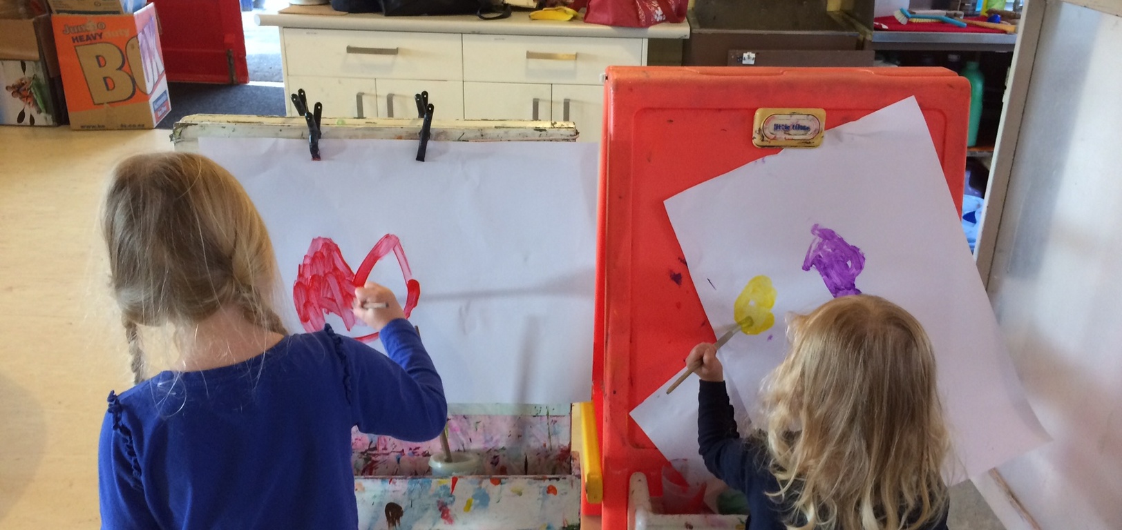 Who knew going to kpc in holidays would be so exciting for the kids, while the mummies painted!