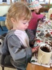 Milk marbling with Scarlett and chocolate cake cup magic