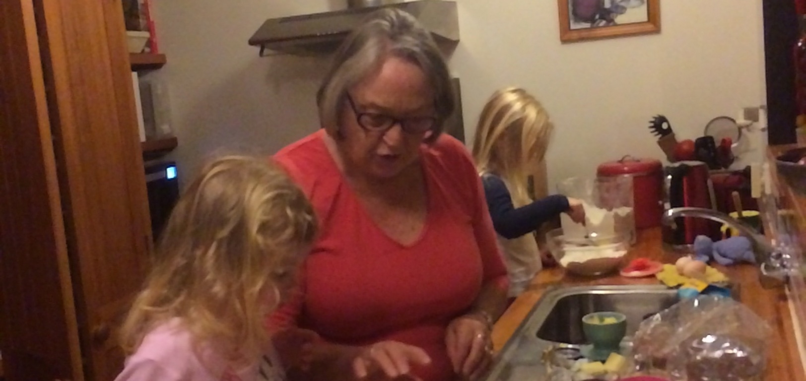 While daddy was away we had a sleepover at nandads (as iris calls them) even managed the bunks! Early wake up with olive upset at the top of the bunks but they both slept well. Pancakes for breakfast to boot!