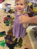 Kpc messy play at its best. Iris had slippery fun with her feet. Getting into rolling too.