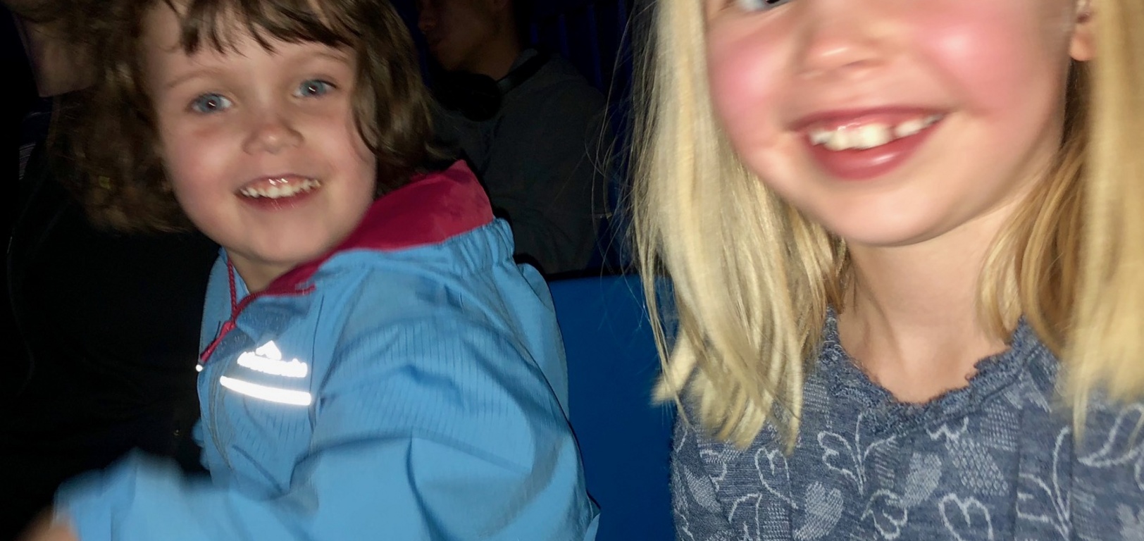 Daddy got to take the girls to the local circus. They loved it, Olive asking every 5 seconds "how do they do that!?!" and Iris asking "when are the girls coming back out?!"