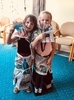 At pippins tonight we made clothes out of newspaper!