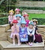 We finally hosted a belated Olives 6th birthday party. A jungle themed occasion where the 10 girls (including Iris and her fiend Olive) decorated hats then went on a clue finding adventure followed by a picnic inside the exhibition tent!