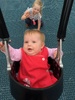 First time on a swing! Olive loved pushing too.