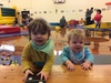 Ivy and Juni at gym. Otis, Milla and Archie off burning energy!