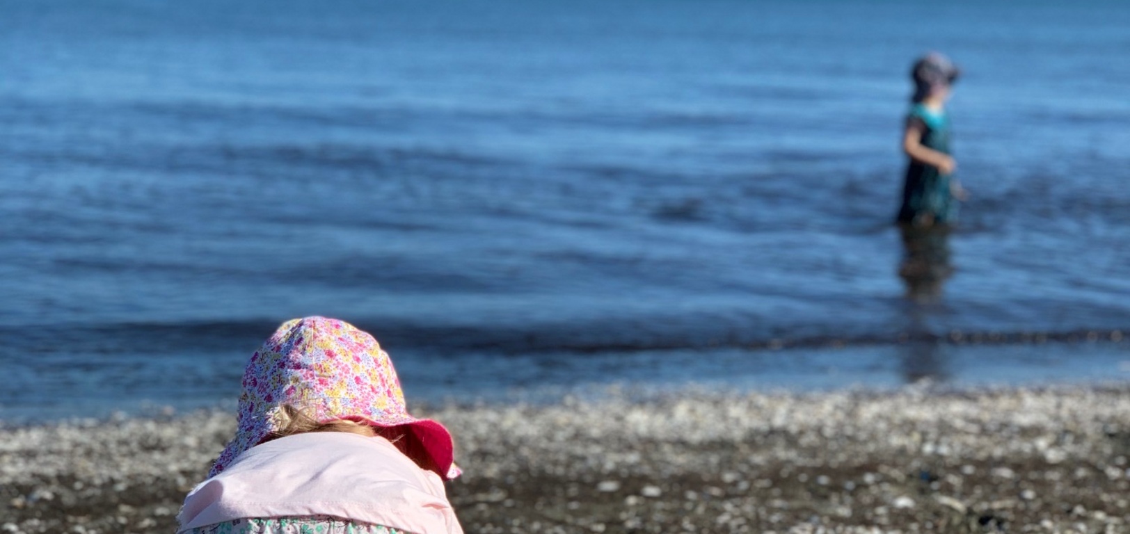 Such a warm day, cool off at the beach
