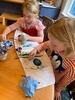 Double the trouble, pebble dot painting was a hit.