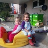 Play date with ivy, our two big two years! The Green cafe was great for kids!