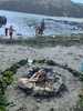 Tamariki Nui: Makara Beach building and cooking fire fun