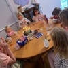 I finally had a party for olive. F&C in the treehouse after school with 6 besties. Madness but fun.