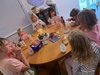 I finally had a party for olive. F&C in the treehouse after school with 6 besties. Madness but fun.