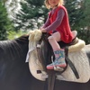 Tamariki nui was horse riding today! Iris hopped on and loved it!