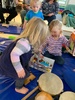 KPC: we had some lovely music on session today which juni joined in by playing her musical food.