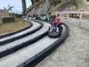 Day 7: The last day in Queenstown on the Luge. Olive managed it on her own, juni squealed with delight and iris said Daddy went faster! It was freezing but fun!