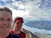 Roy's Peak climb with G-dog. Incredible views well worth the 7k uphill slog.