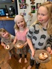 Donut day! Girls all helped to get to our wonderful donuts!