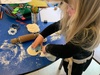 Kpc: salt dough creations! Potions, tyre swing and parachute singing.