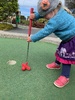 Mini golf was great fun. Juni was kept amused, so nice to do these family things now! We finished with lunch at L'arte cafe.