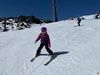 Oli and Milla skied today. High winds so only Waka was open and we took the kids down... it took a long time but Oli did it! Rangateria chair was more fun for them though.