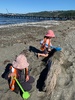Tamariki nui at Petone beach