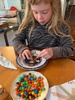 Gingerbread people decorating for little friends…