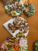 Gingerbread people decorating for little friends…
