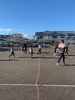 Iris's second game of netball.