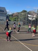 Iris's second game of netball.