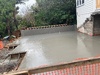 Finally after weeks of rain! Our concrete slab could go in.