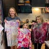 Holiday sleepover and tie dye!