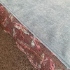 The mega window seat cushion is done! Maybe now some matching cushions?
