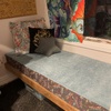The mega window seat cushion is done! Maybe now some matching cushions?