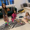 80s school disco. The crimper was a hit. They all had fun, Olive escaped to a friends before the disco.