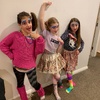 80s school disco. The crimper was a hit. They all had fun, Olive escaped to a friends before the disco.