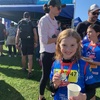 Weetbix tryathlon! Iris did so well!