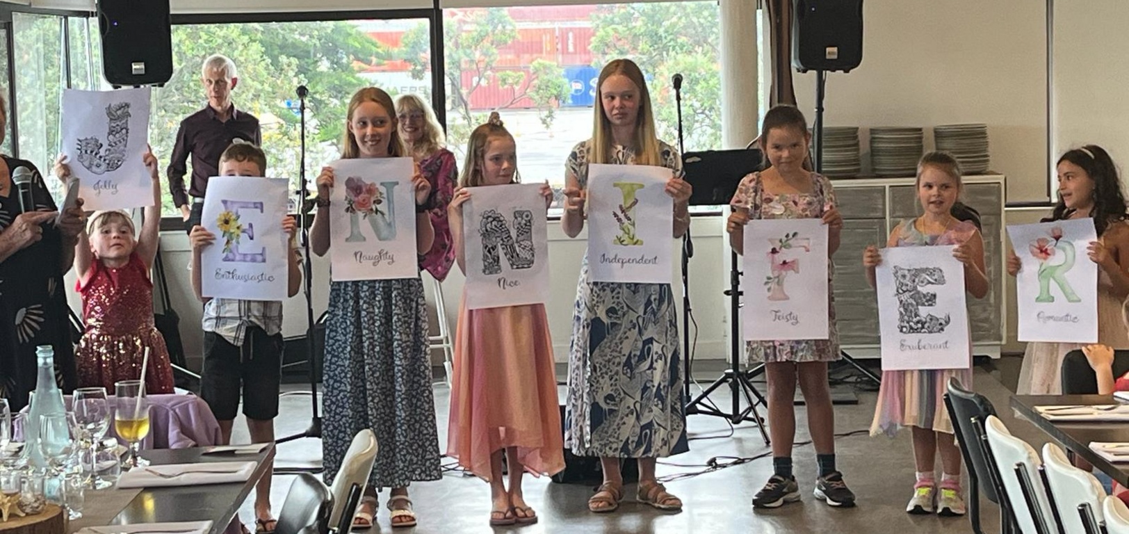 Aunty Jenny’s 70th birthday party at Mount Maunganui.