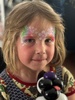 Got some fun face painting at Childspace’s 30th birthday. Followed by M&M chopstick practice for dessert!