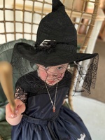 All hallows eve. Every year it gets better in friend st. Some wicked adult costumes! This year Iris and Olive went off with their friends so it was just buni left!