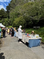 A cheeky visit to ceramicos exhibition and pottery market. Girls had fun collecting the fallen petals around the gardens and we did some pond research.