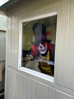 All hallows eve. Every year it gets better in friend st. Some wicked adult costumes! This year Iris and Olive went off with their friends so it was just buni left!