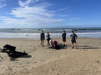 Day three: Hump ridge, 21km a washed out bridge, beautiful beaches with holy rocks and we looped back to our he start of the track. Amazing walk. Keas, dolphins, amazing moss, holy rocks, sausages & mash… the list goes on…