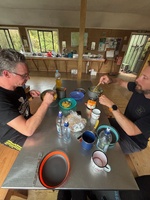 Day five: Rakiora’s mud mile… wasn’t too bad. Got to northern arm hut early afternoon in time for a quick dip and snooze. Enjoyed the last of the red wine too