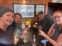 Day six: last day of the Rakiora walk so we got up super early (left by 7am) in the hopes of seeing kiwi! And we weren’t disappointed. Three!!! One teenager and two huge adults. Just magical. A drink and oysters in bluff