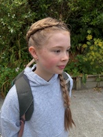 Crazy hair day at school