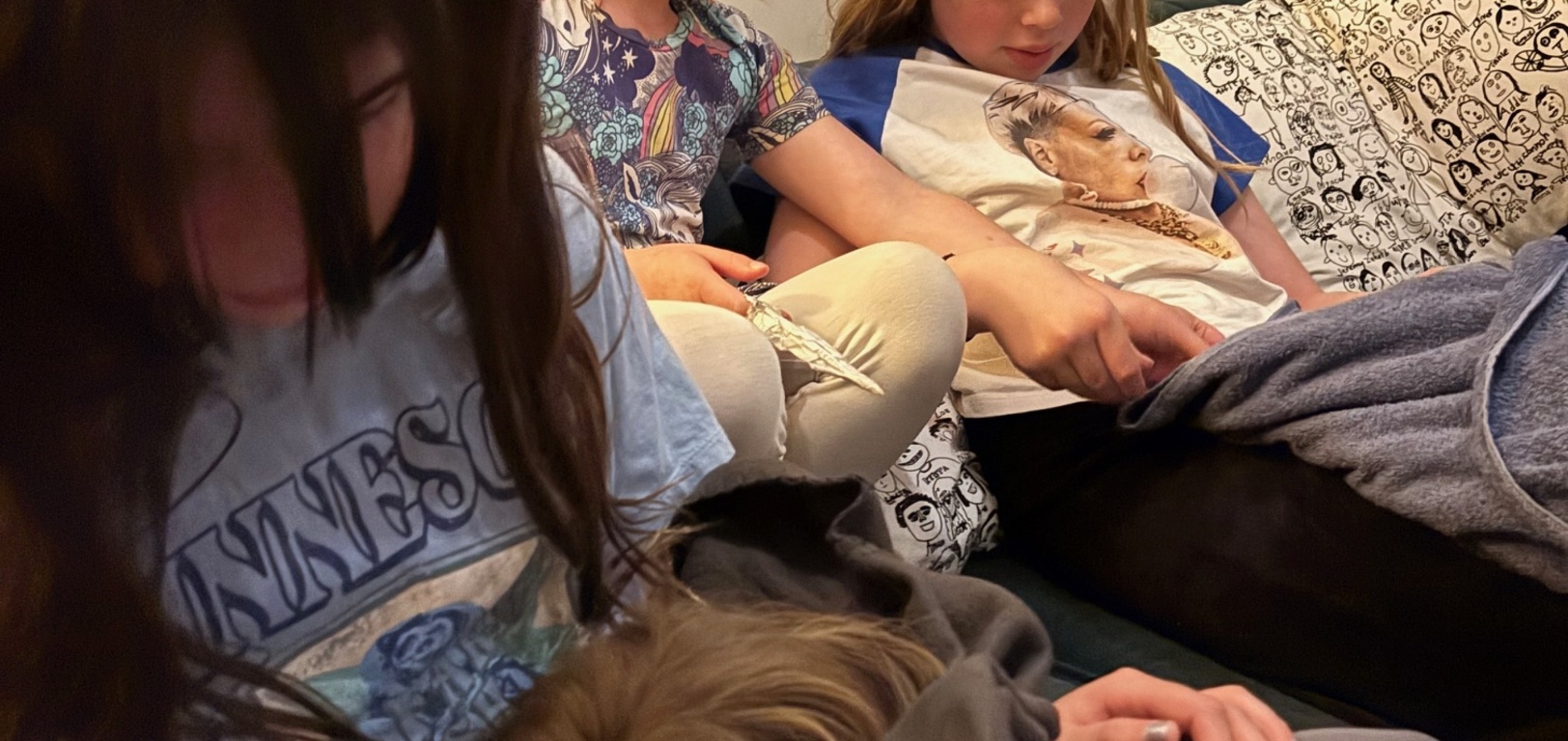 Guinea love. Looking after loaf and muffin.